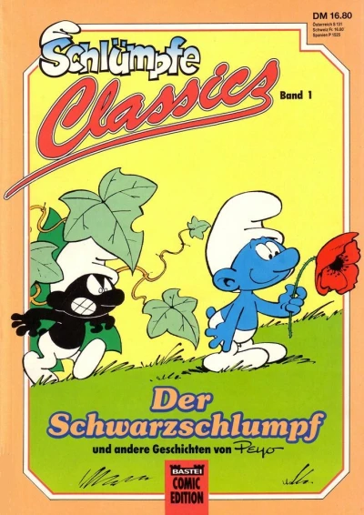 Cover of Schlümpfe Classics 1: Der Schwarzschlumpf