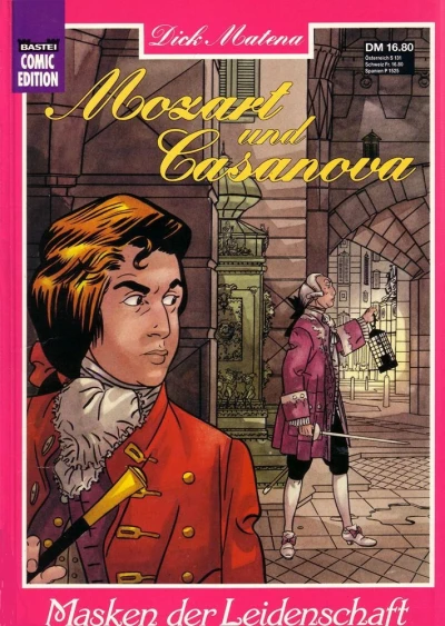Cover of Mozart und Casanova: Masken der Leidenschaft
