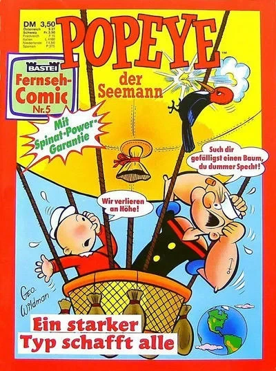 Cover of Popeye der Seemann - Ein starker Typ schafft alle