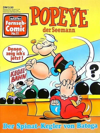 Cover of Popeye der Seemann - Der Spinat-Kegler von Batoga