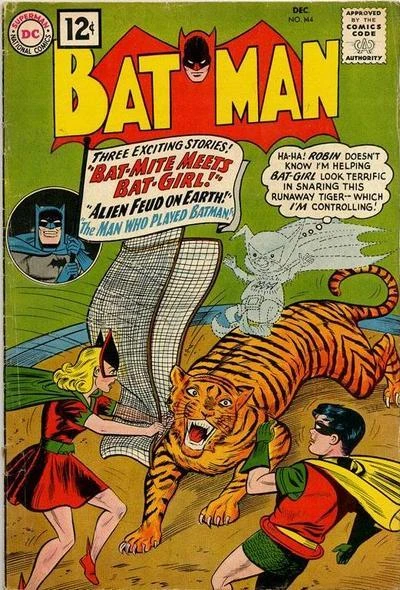 Cover of Bat-Mite Meets Bat-Girl; The Alien Feud on Earth; The Man Who Played Batman