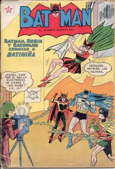 Cover of Batman Robin y Batmujer Conocen a Batnina