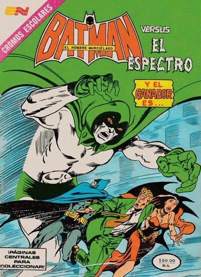 Cover of Batman versus El Espectro