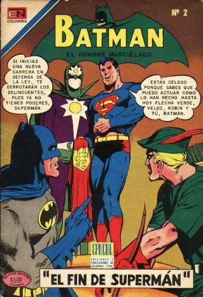 Cover of El Fin de Superman