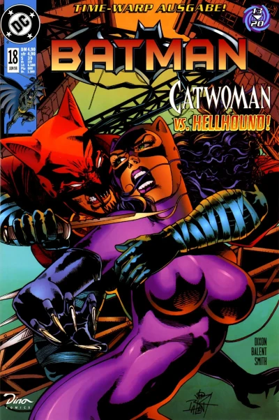 Cover of Catwoman vs. Hellhound!