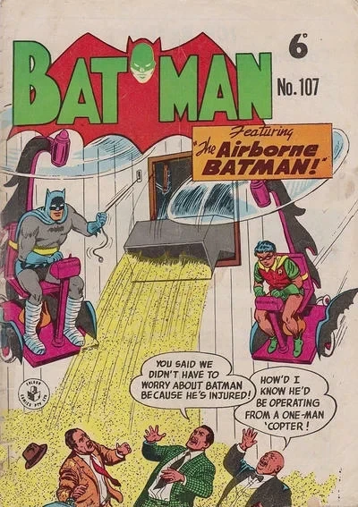 Cover of The Airborne Batman!