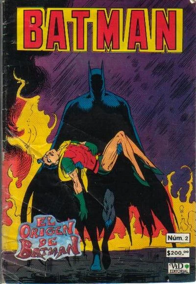 Cover of El Origen de Batman