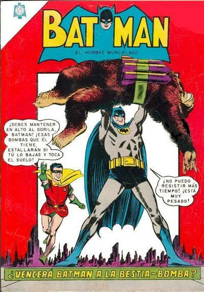 Cover of Vencera Batman a la Bestia-Bomba?