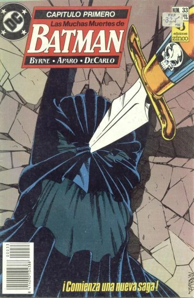 Cover of Las Muchas Muertes de Batman, Capítulo Uno: Periodo de Luto