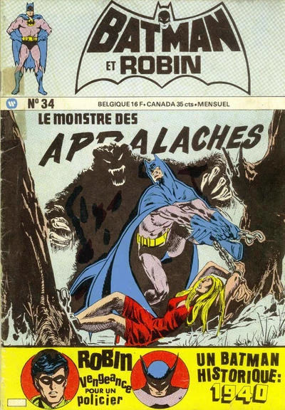 Cover of Le Monstre des Appalaches"