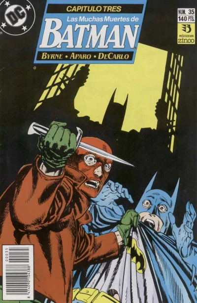 Cover of Las muchas muertes de Batman - Capitulo 3