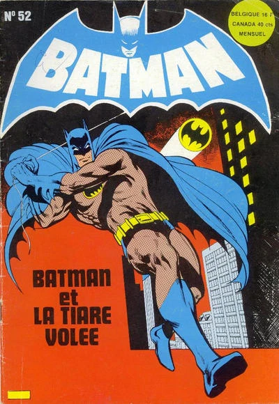 Cover of Batman et La Tiare Volee