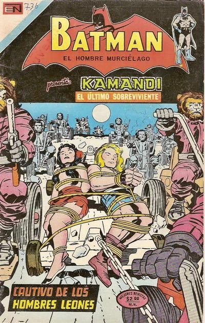 Cover of Kamandi: Cautivo de los Hombres Leones