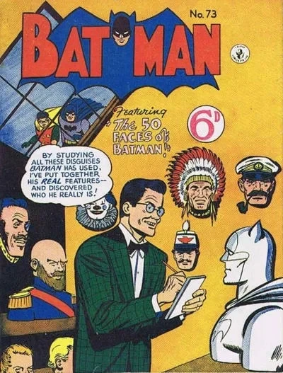 Cover of The 50 Faces of Batman