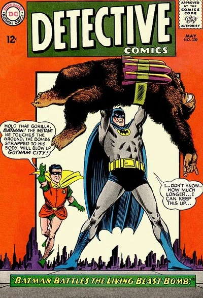 Cover of Batman Battles the Living Beast-Bomb!
