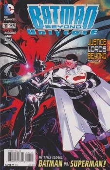 Cover of Justice Lords Beyond: Sacrifice; Justice Lords Beyond: Dynasty; Justice Lords Beyond: Razor's Edge; Justice Lords Beyond: World War