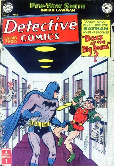 Cover of Batman -- Boss of the Big House / The Man Who Could Live Under Water / Robotman, Actor / The Big Pow-Wow