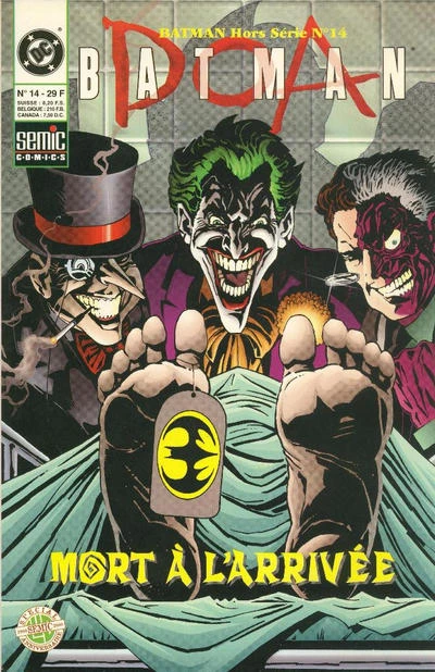 Cover of Batman DOA: Mort a L'arrivee