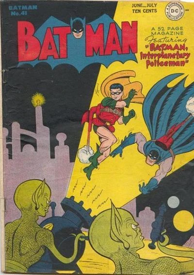 Cover of Batman, Interplanetary Policeman!