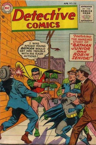 Cover of Batman Junior and Robin Senior