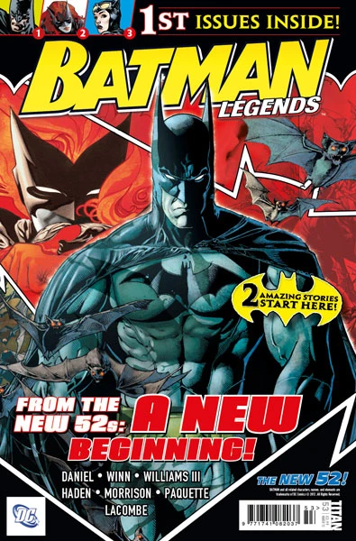 Cover of Batman #1 - Knife Trick/Batman Inc #2 - Resurrector!/Batwoman #1 - Hydrology Part 1: Leaching