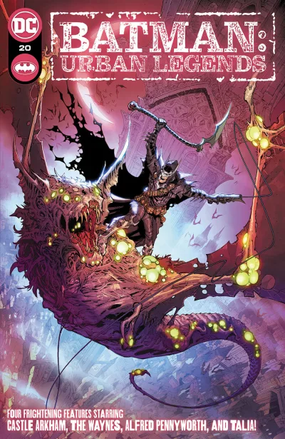 Cover of Castle Arkham: On Haunted Wings; The Pennyworth Files, Chapter Three: Out of the Frying Pan; My Son; The Murder Club Part 1