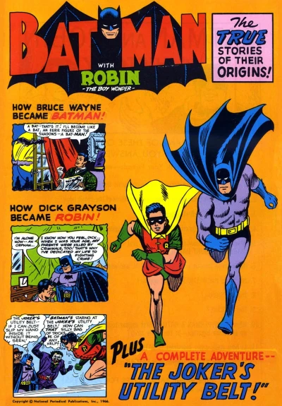 Cover of The Legend of Batman-and Robin...; "The Joker's Utility Belt!"