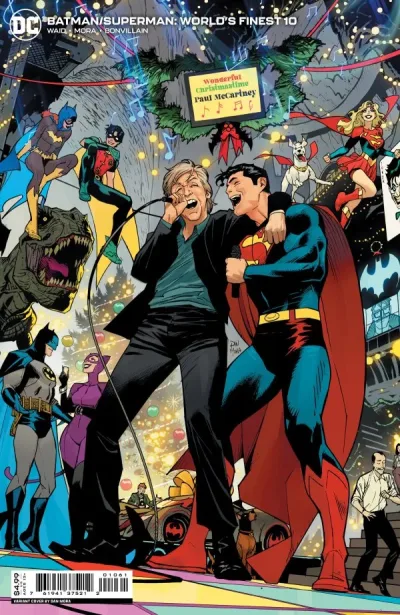 Cover of Dan Mora Paul McCartney Holiday Card Variant