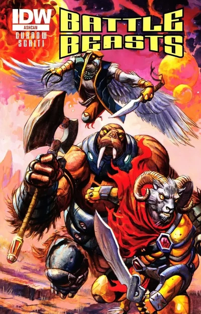 Cover of Battle Beasts - Ashcan
