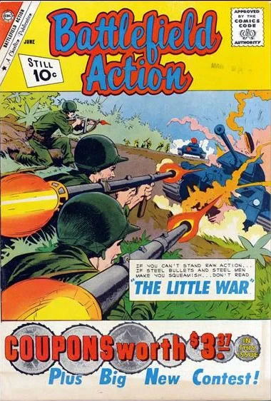 Cover of Help From On High; Smitty Chickens Out; Will This Be You?; Marine Mission; Little War