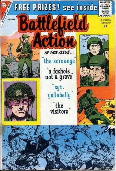Cover of the scrounge, a foxhole not a grave, sgt yellabelly, the visitors