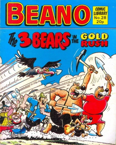 Cover of The 3 Bears in The Gold Rush