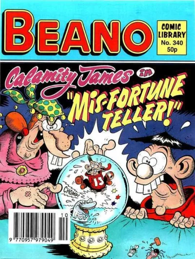 Cover of Calamity James in Mis-Fortune Teller