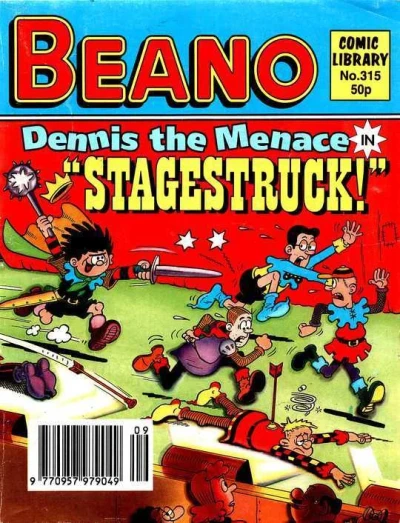 Cover of Dennis the Menace in StageStruck