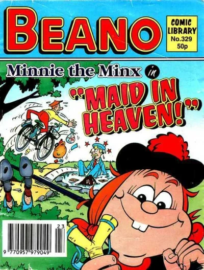 Cover of Minnie the Minx in Maid in Heaven
