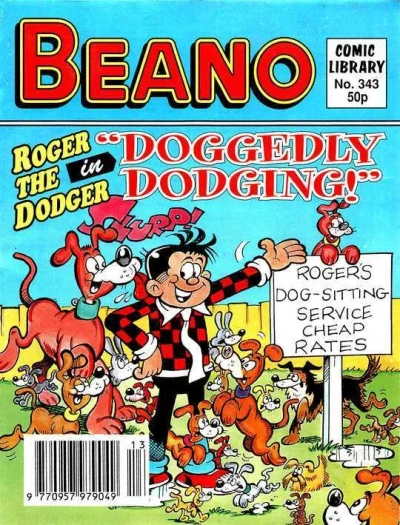 Cover of Roger the Dodger in Doggedly Dodging