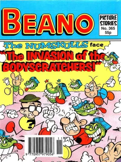 Cover of The Numskulls face The Invation of the BodyScratchers