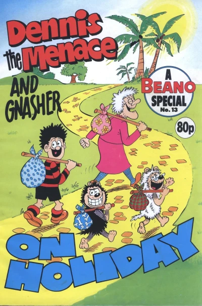 Cover of Dennis the Menace and Gnasher - On Holiday