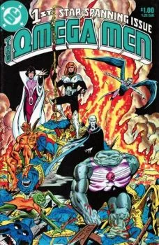 Cover of Beginning! A New Series of Interstellar Super-Heroic Adventure! The Omega Men!