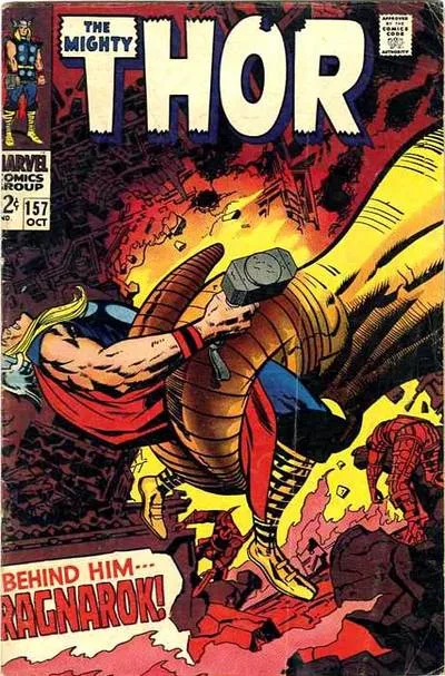 Cover of Behind Him...Ragnarok!