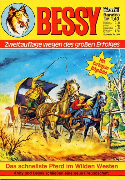 Cover of Das schneilste Pferd im Wilden Western