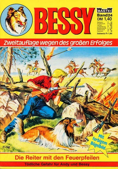 Cover of Die Reiter mit den Feuerpfeilen