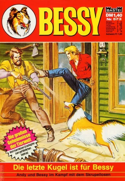 Cover of Die letzte Kugel ist fur Bessy