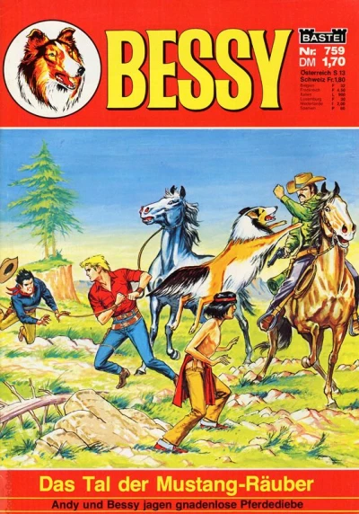Cover of Das Tal der Mustang-Räuber