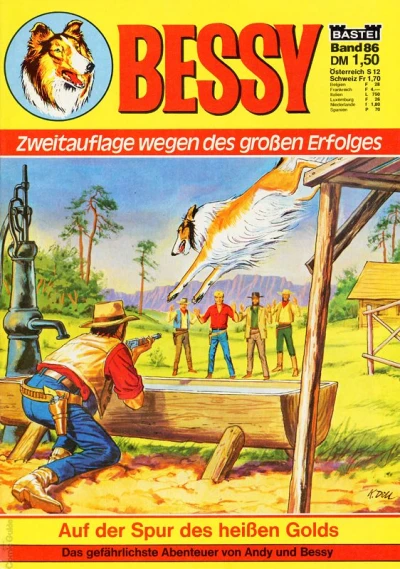 Cover of Auf der Spur des heissen Golds