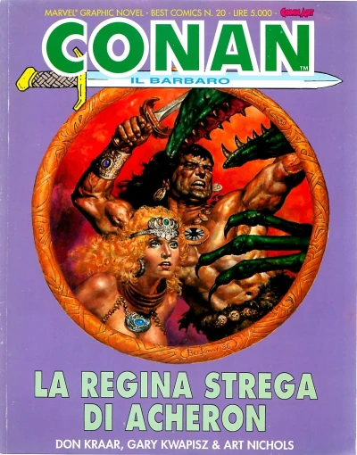 Cover of Conan il barbaro: La regina strega di Acheron