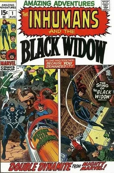 Cover of Beware the Inhumans!; The Sting of The Black Widow