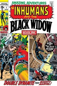 Cover of Beware the Inhumans!; The Sting of The Black Widow