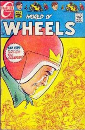 Cover of Vow of Vengeance; Racing Drop-Out; Ken King in the Stampeders; Ken King in the Cycle Hunter
