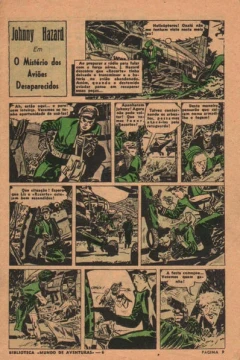 Johnny Hazard em O Misterio dos Avioes Desaparecides